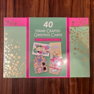 NWT 40 Hand Crafted Greeting Cards